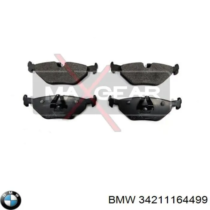 Задні гальмівні колодки BMW 34211164499 ціна, від 28.38 USD