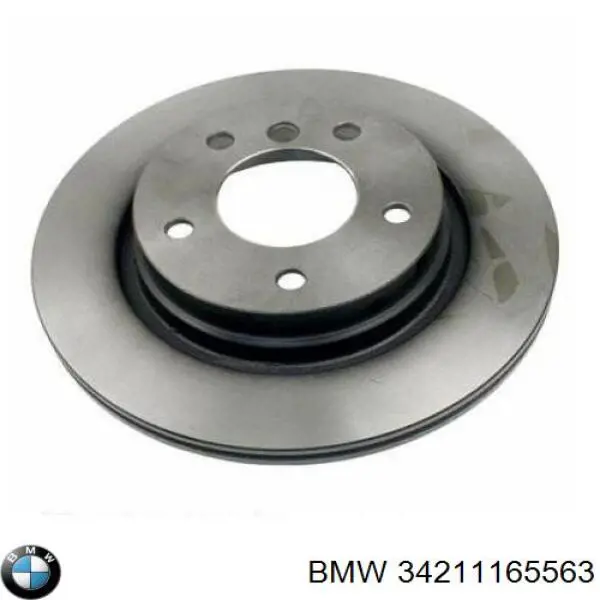 34211165563 BMW диск гальмівний задній