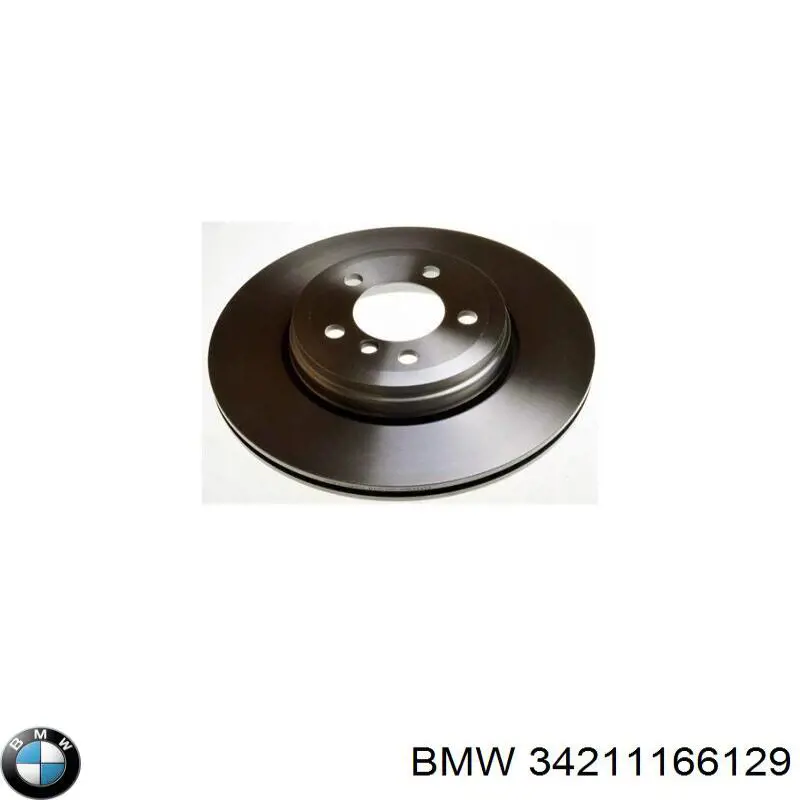 Купити 34211166129 BMW Диск заднього гальма