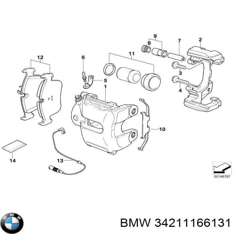 Гальмівні диски 34211166131 BMW