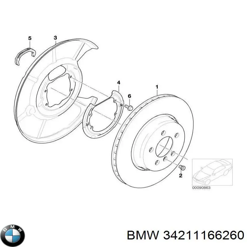  BMW 34211166260 ціна, від 23.03 USD