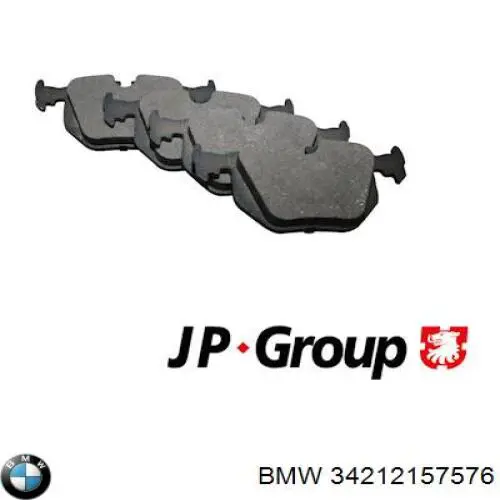 Задні гальмівні колодки 34212157576 BMW
