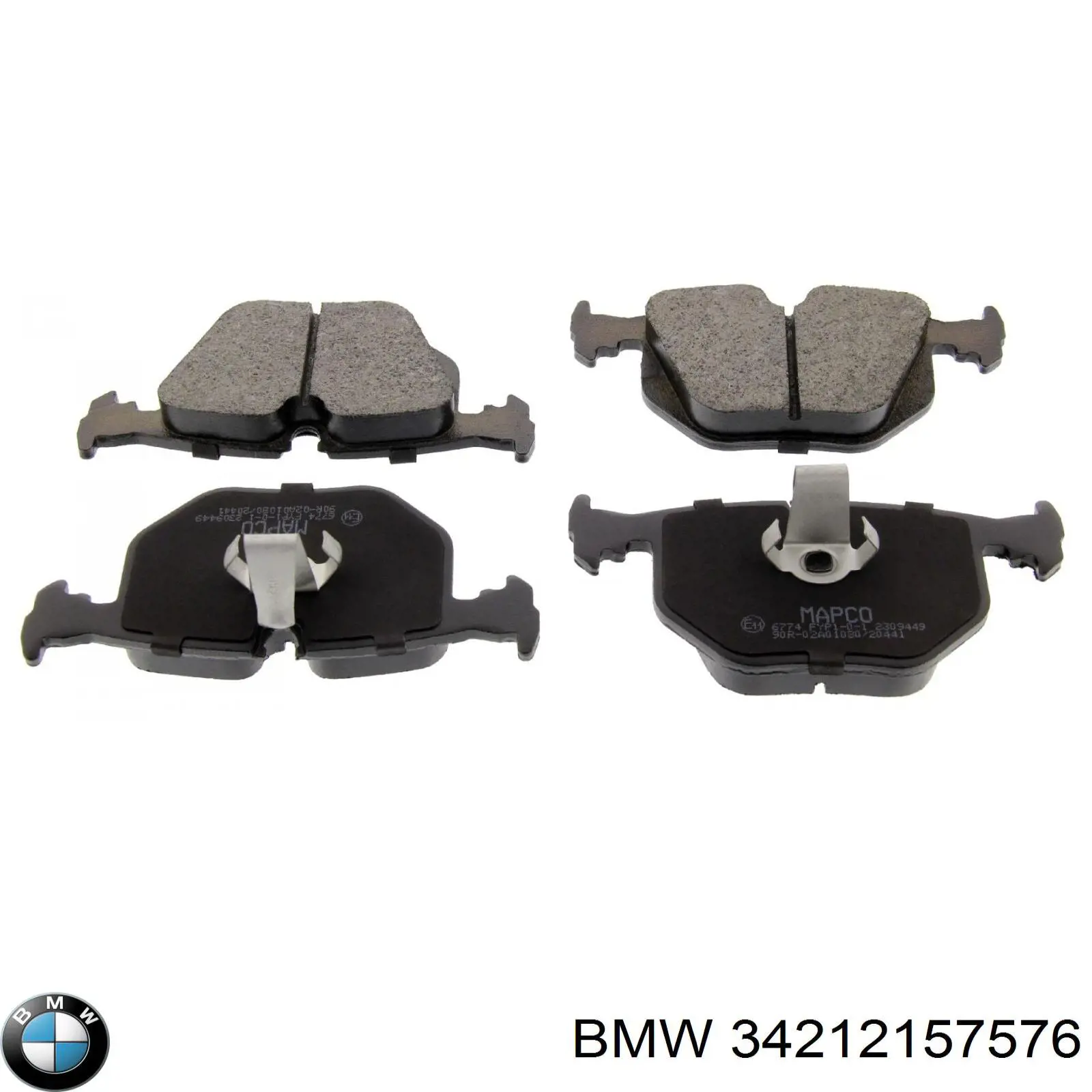 Купити 34212157576 BMW Задні колодки