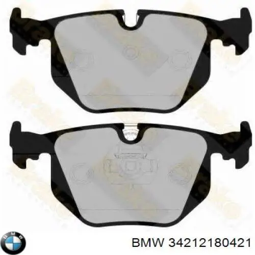 Задні гальмівні колодки BMW 34212180421 ціна, від 33.05 USD