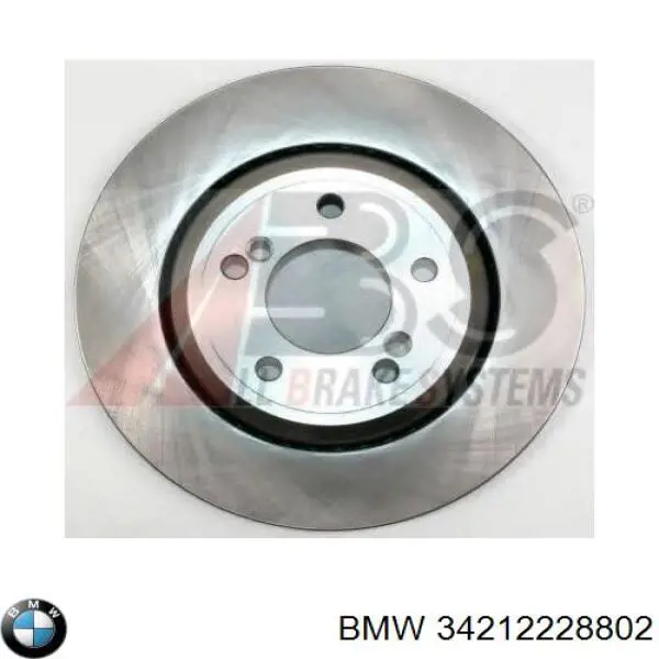 34212228802 BMW Дискові гальма