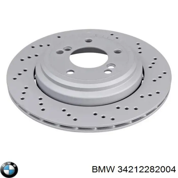 34212282004 BMW диск гальмівний задній