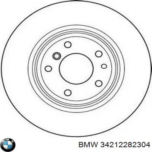 Купити 34212282304 BMW Диск заднього гальма