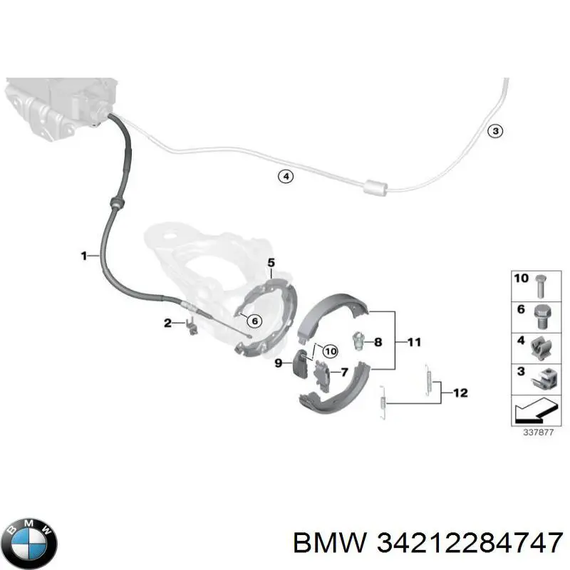 Купити 34212284747 BMW 
