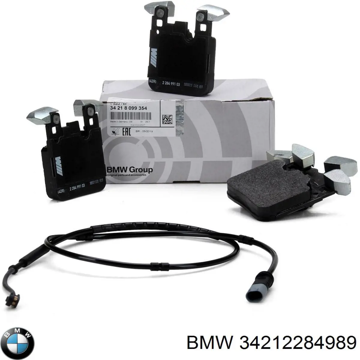 Задні гальмівні колодки 34212284989 BMW
