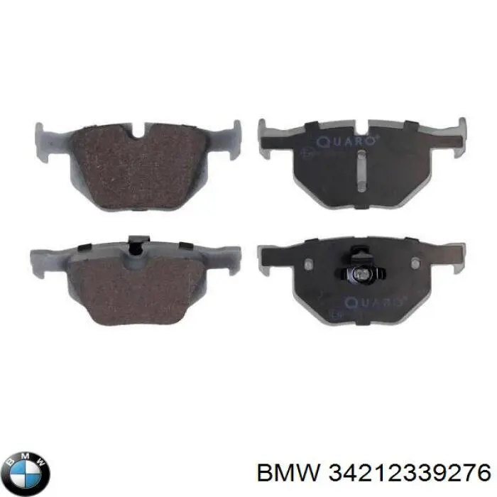34212339276 BMW Колодки гальмівні задні, дискові