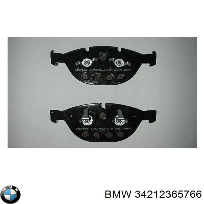 Задні гальмівні колодки 34212365766 BMW