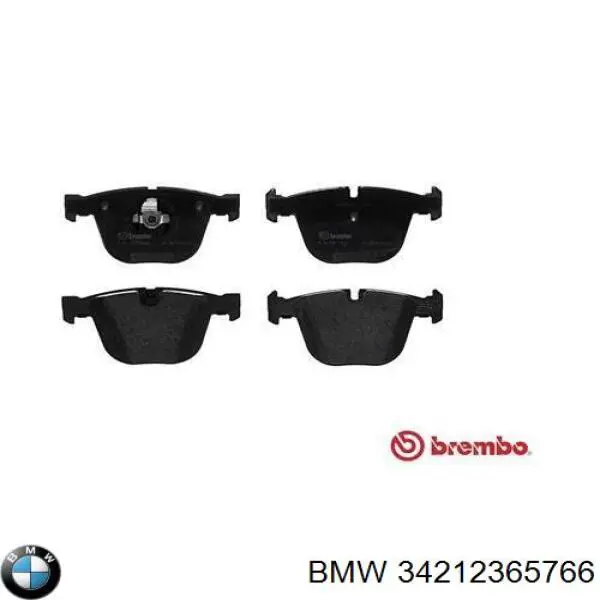 Задні гальмівні колодки BMW 34212365766 ціна, від 37.30 USD