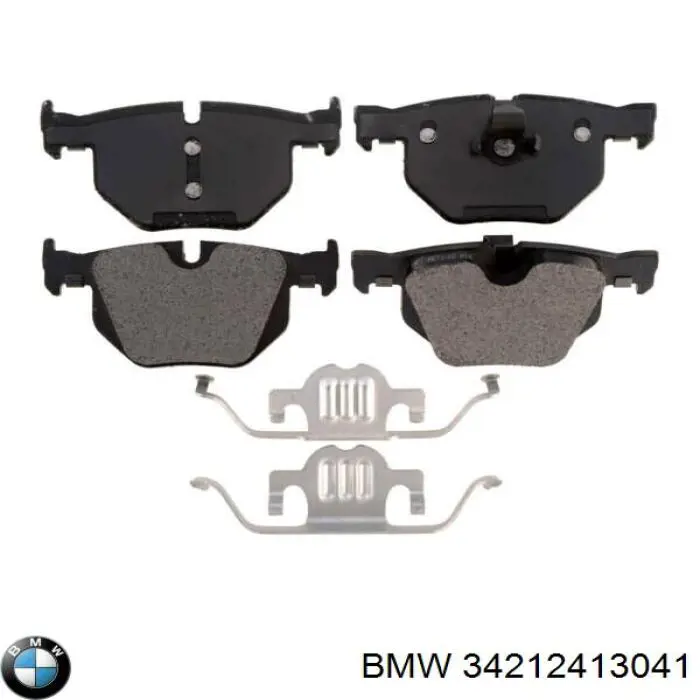 Задні гальмівні колодки BMW 34212413041 ціна, від 55.06 USD