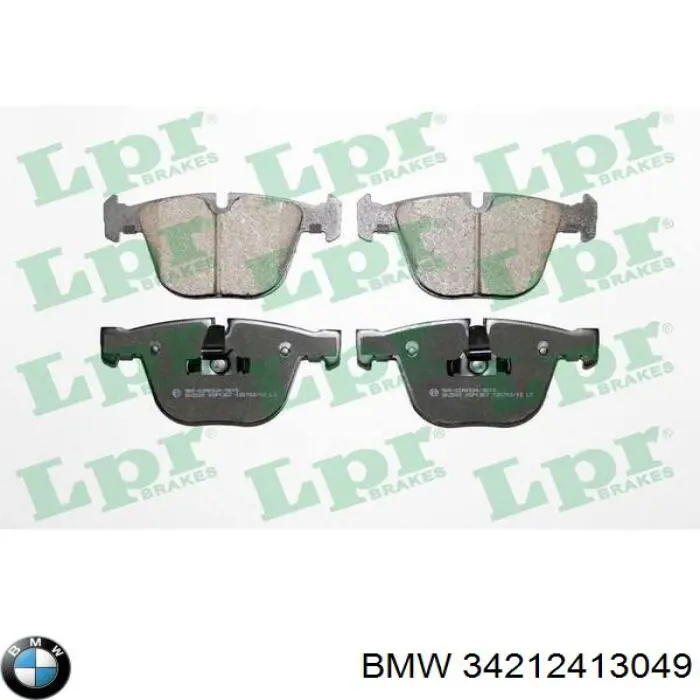 Гальмівні колодки BMW 34212413049 ціна, від 27.25 USD