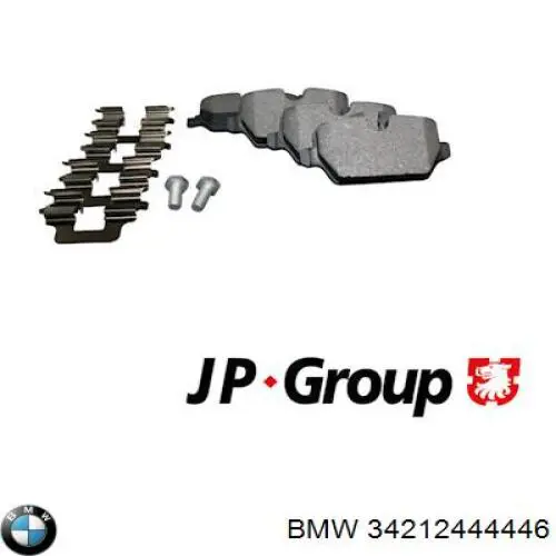 34212444446 BMW Колодки гальмівні задні, дискові