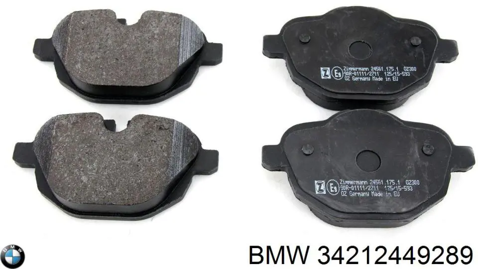 Купити 34212449289 BMW Задні колодки