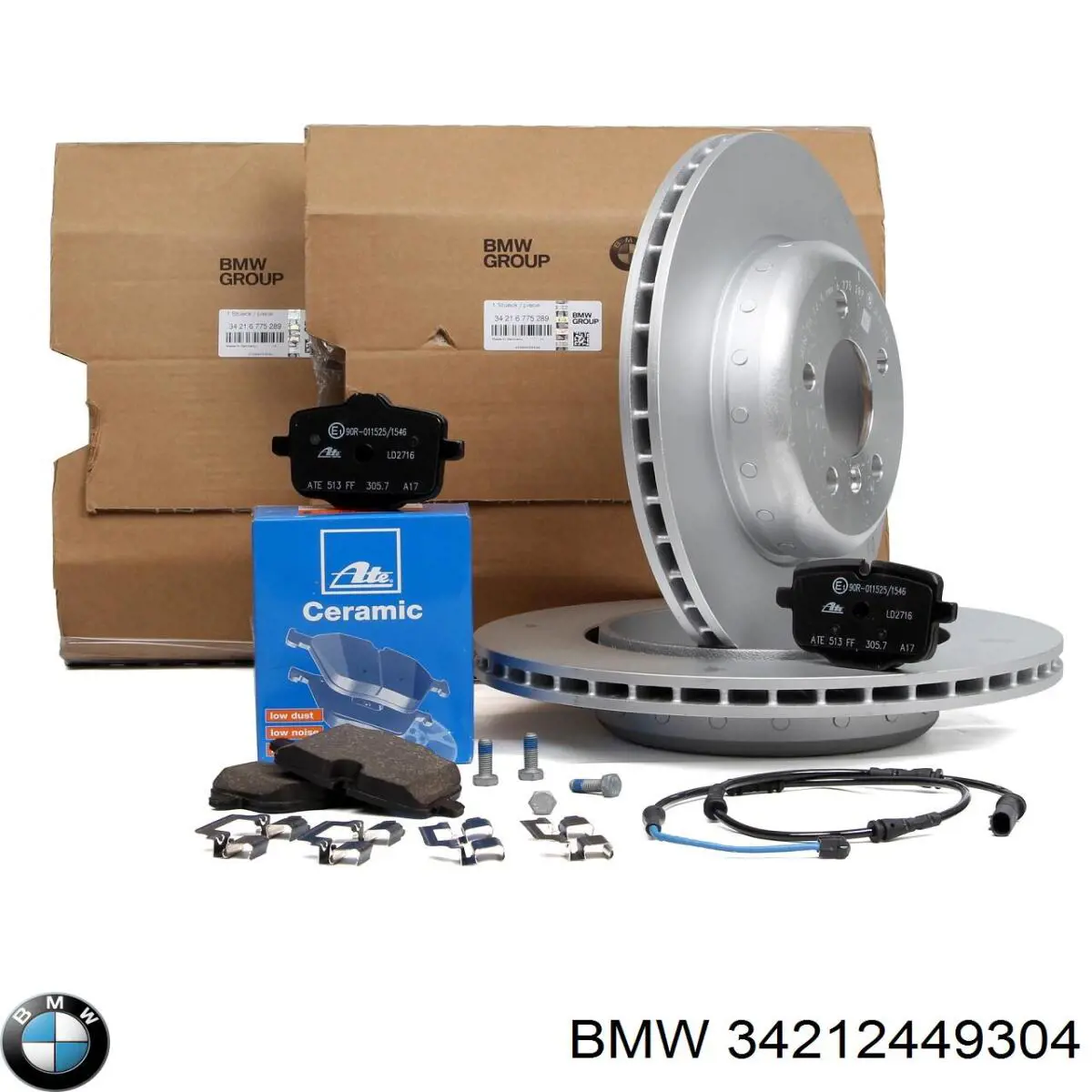 Купити 34212449304 BMW Задні колодки