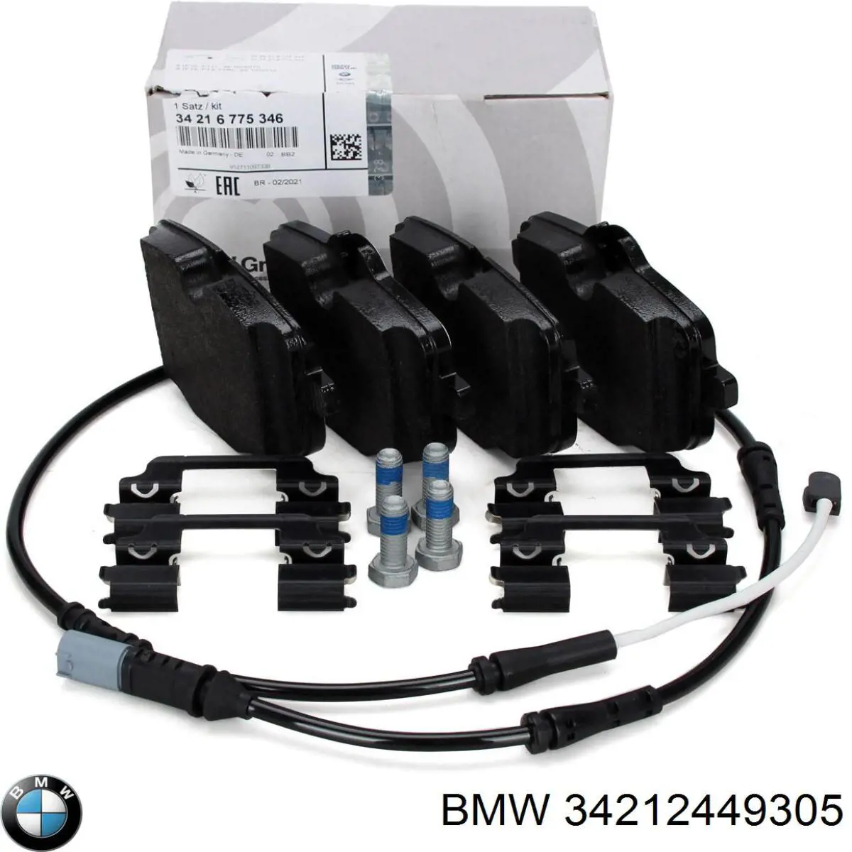 Задні гальмівні колодки BMW 34212449305 ціна, від 59.56 USD