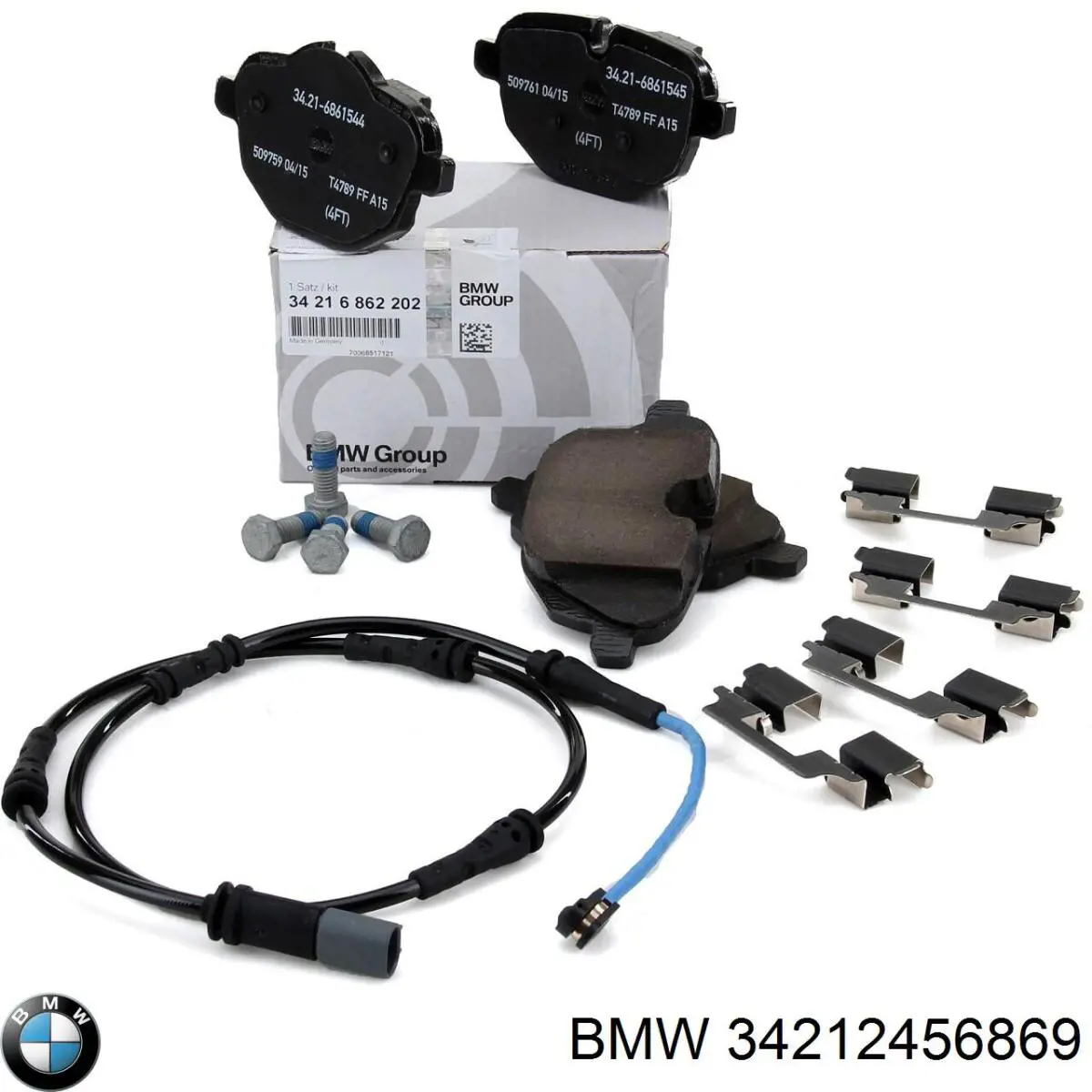 Задні дискові колодки BMW 34212456869