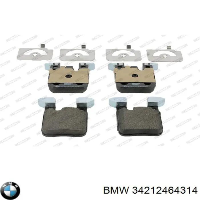 Колодки гальмові задні, дискові 34212464314 BMW