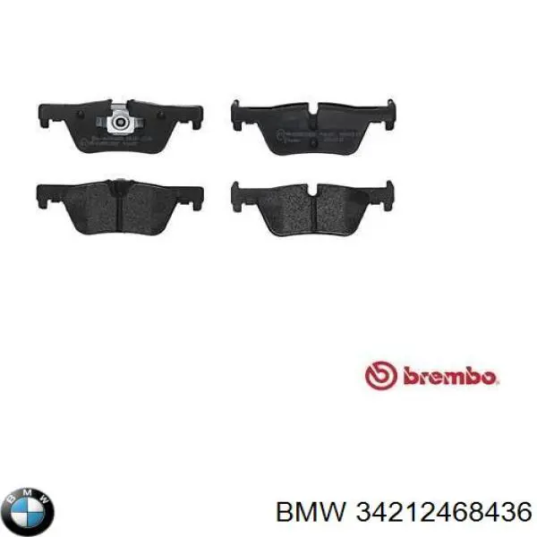 Купити 34212468436 BMW Задні колодки