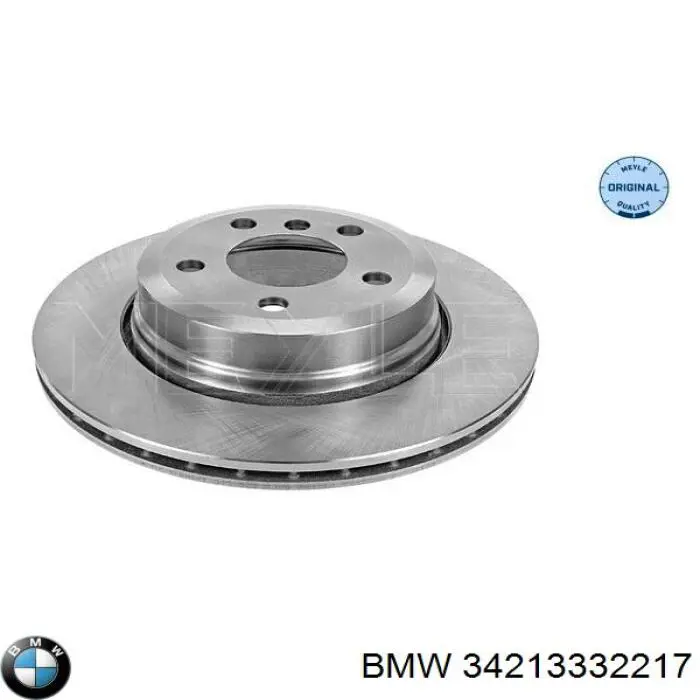 Купити 34213332217 BMW Диск заднього гальма