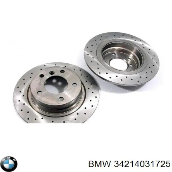 Диск гальмівний задній BMW 34214031725