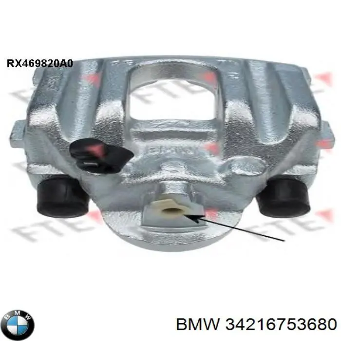 Супорт гальмівний задній правий BMW 34216753680 ціна, від 48.85 USD