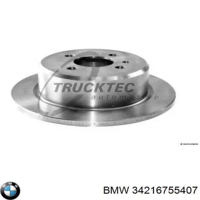 Гальмівні диски 34216755407 BMW