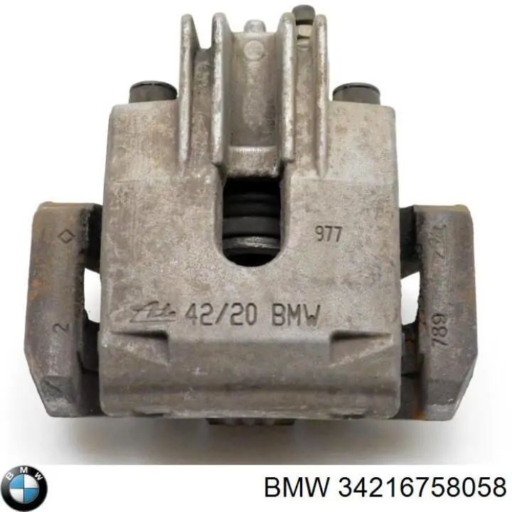 34216758058 BMW Супорт гальмівний задній правий