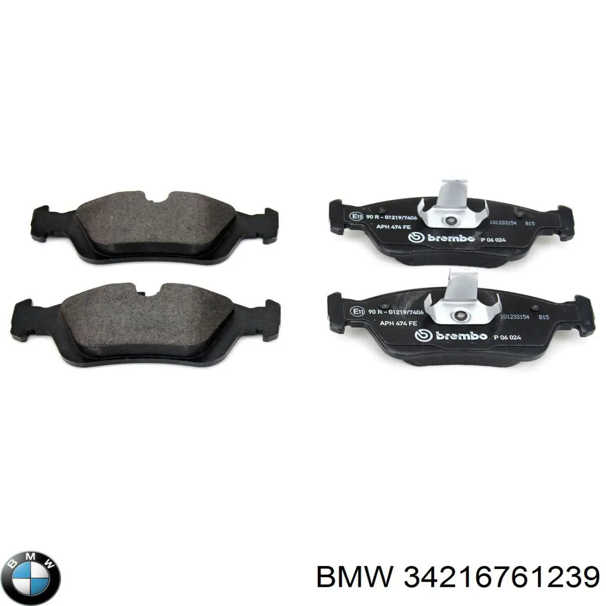 Задні гальмівні колодки BMW 34216761239 ціна, від 17.28 USD