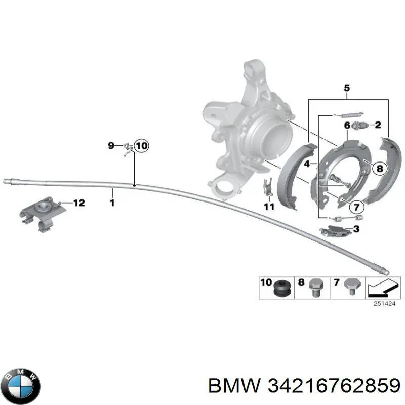 Захисний кожух гальмівного диска, заднього BMW 34216762859 ціна, від 11.49 USD