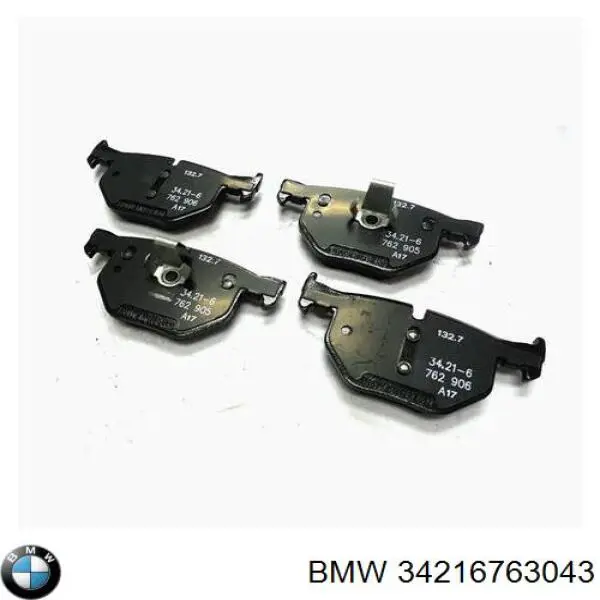 Задні гальмівні колодки BMW 34216763043 ціна, від 35.85 USD