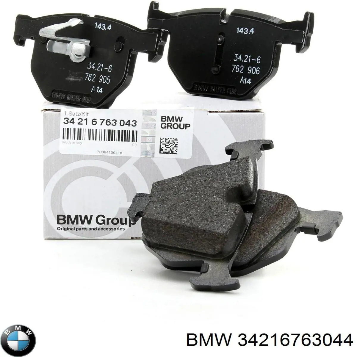 Задні гальмівні колодки BMW 34216763044 ціна, від 40.41 USD