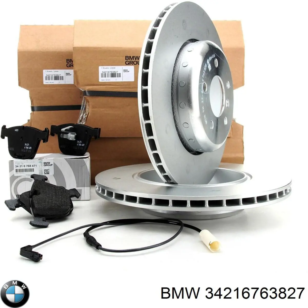Купити 34216763827 BMW Диск заднього гальма