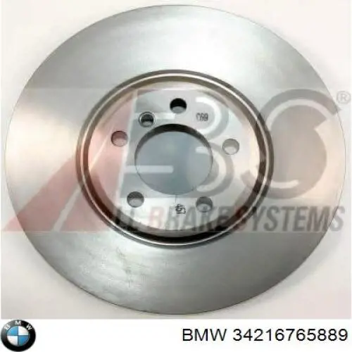 34216765889 BMW Дискові гальма