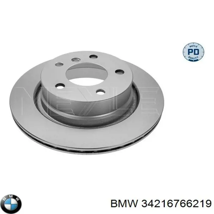 Диск гальмівний задній 34216766219 BMW