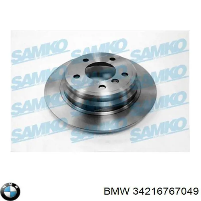 Диск гальмівний задній BMW 34216767049