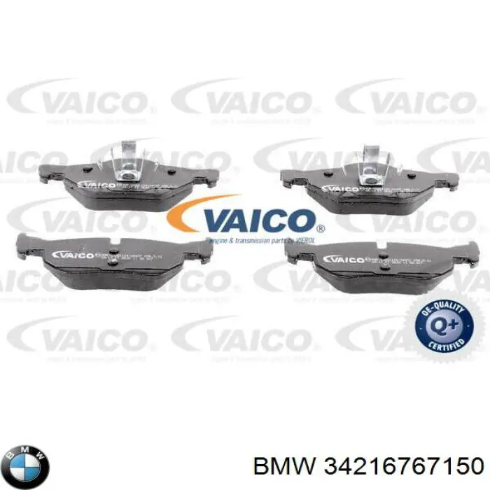 Задні гальмівні колодки BMW 34216767150 ціна, від 21.39 USD