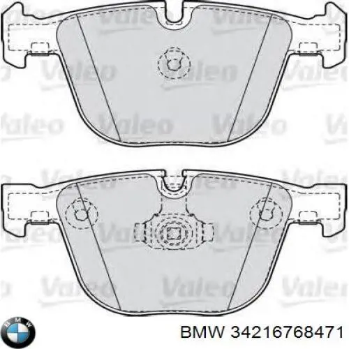 Купити 34216768471 BMW Задні колодки