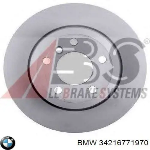 Гальмівні диски 34216771970 BMW