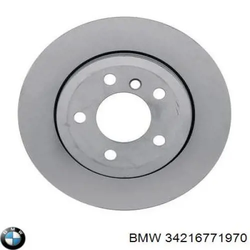 Диск гальмівний задній BMW 34216771970