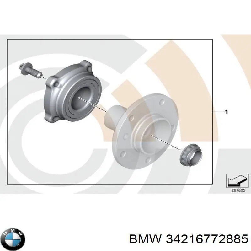 Купити 34216772885 BMW Болт переднього важеля, нижнього