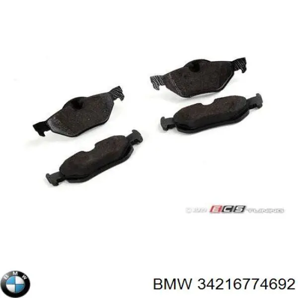 Задні гальмівні колодки BMW 34216774692 ціна, від 26.71 USD