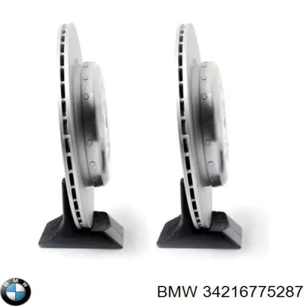 34216775287 BMW диск гальмівний задній
