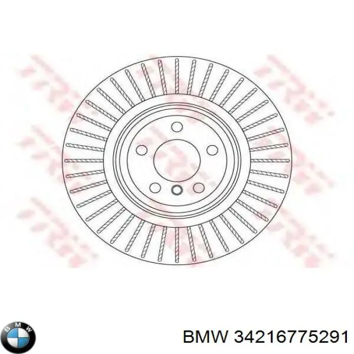 Диск гальмівний задній BMW 34216775291