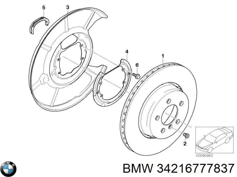  BMW 34216777837 ціна, від 16.72 USD