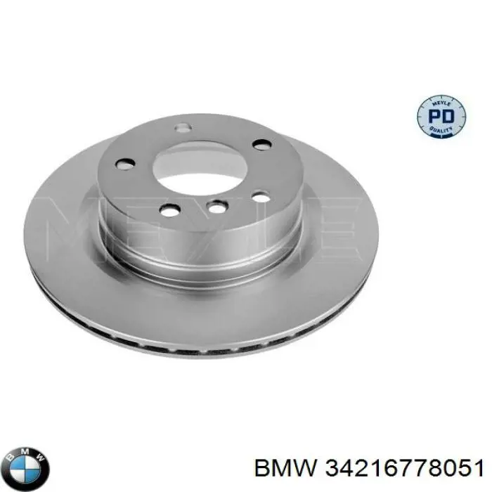Купити 34216778051 BMW Диск заднього гальма