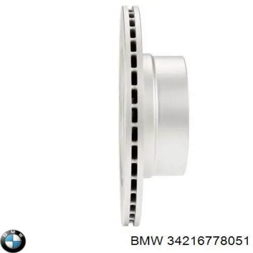 Купити 34216778051 BMW Диск заднього гальма