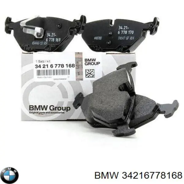 34216778168 BMW колодки гальмові задні, дискові